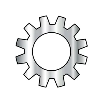 #6  External Tooth Lock Washer 18-8 Stainless Steel