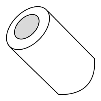 10 X 9/16 Half Round Spacer Nylon