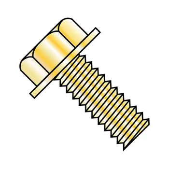 1/4" - 20 x 1/2" Machine Screws | Steel | Zinc/Clear | Unslotted | IHWH | 1408MWY