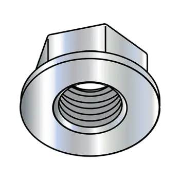 3/8-16  Non-Serrated Flange Hex Nuts Case Hardened HR15N 78/90 Zinc and Bake