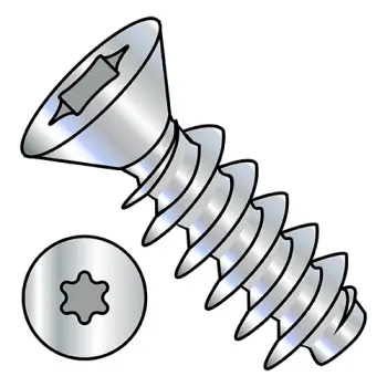 M5-2.24X12  Metric 6 Lobe Flat Head PT Alternative Fully Threaded Zinc & Bake