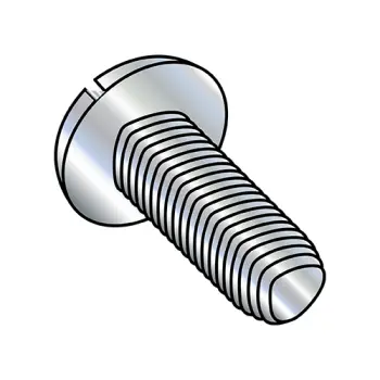 6-32X3/8  Slotted Pan Taptite Alternative Thread Rolling Screw Fully Thrd Zinc Bake & Wax