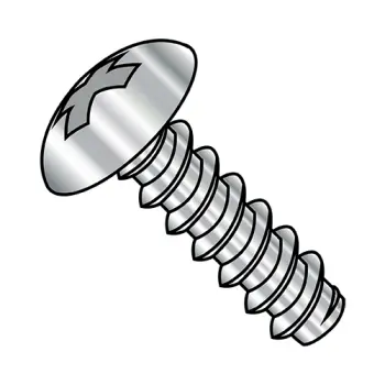#10 - 16 x 1/2" Self-Tapping Screws | type-b | 18-8 Stainless | Plain | Truss | Phillips | 1008BPT188