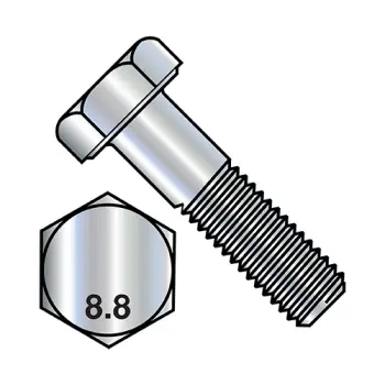 M12X70  Din 931 Class 8.8  Metric Partially Threaded Cap Screw Zinc