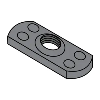 1/2-13  Multi Projection Tab Weld Nut Plain