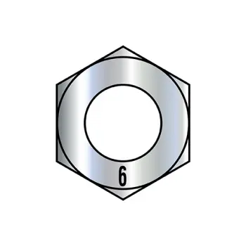 M6-1.00  Din 934 Metric Class 6 Hex Nuts Zinc