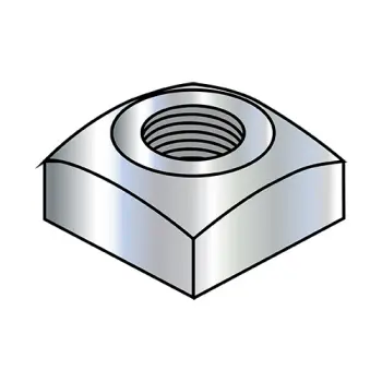 7/16-14  Regular Square Nut Zinc